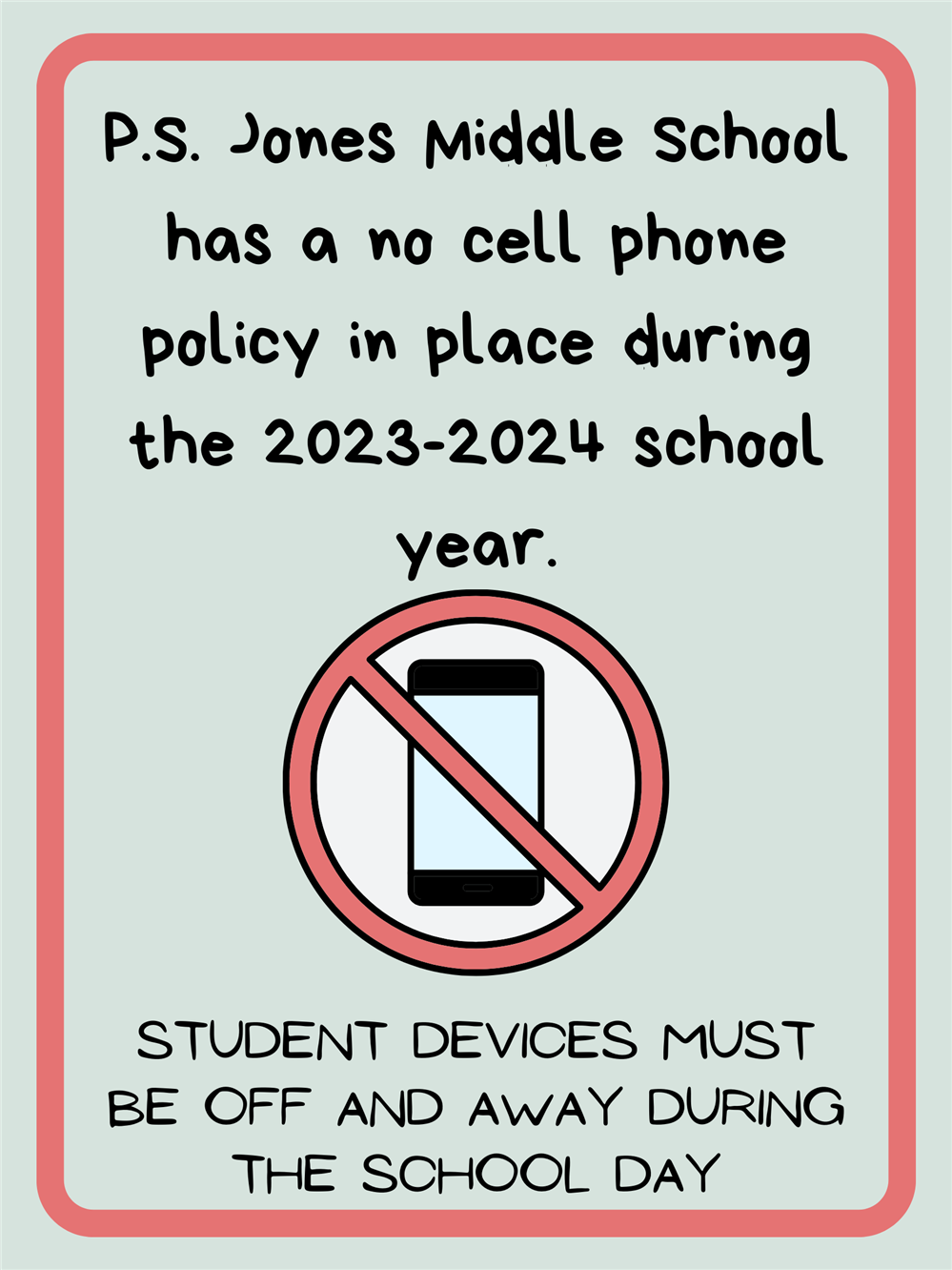  Cell Phone Policy