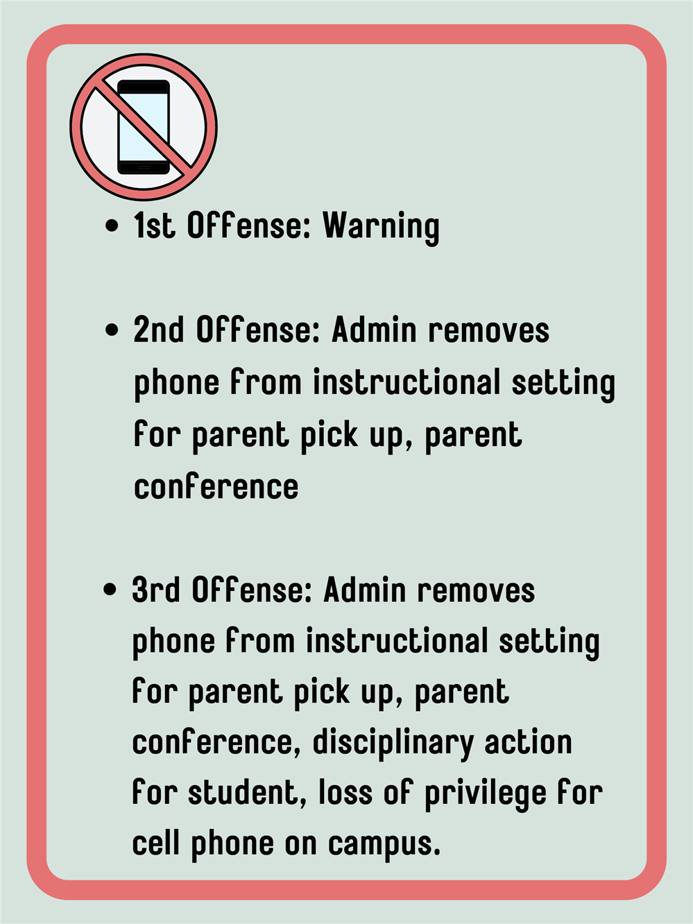  Cell Phone Policy