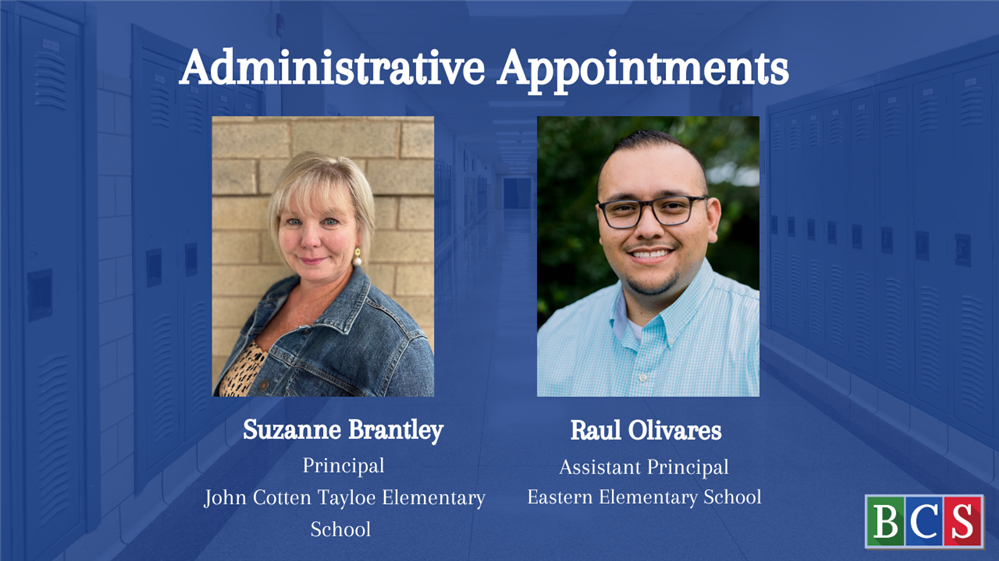  Administrative Appointments